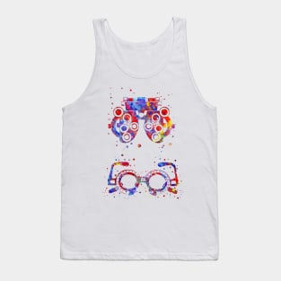 Optical Lens Trial Frame Eyeglass Optometry Tank Top